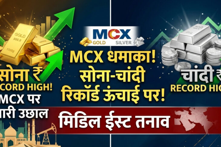 Gold-Silver Price Today: मिडिल ईस्ट तनाव के बीच सोना-चांदी रिकॉर्ड ऊंचाई पर, MCX पर भारी उछाल