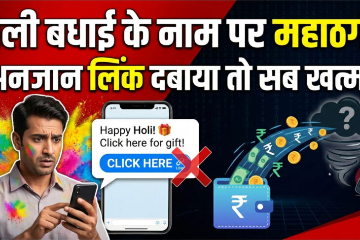 Cyber Fraud: होली बधाई संदेश के नाम पर ठगी, अनजान लिंक दबाते ही उड़ सकती है आपकी कमाई