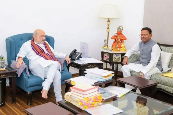 गृहमंत्री अमित शाह और भाजपा प्रदेश अध्यक्ष पंकज चौधरी की अहम बैठक, यूपी में बड़े राजनीतिक फेरबदल के संकेत