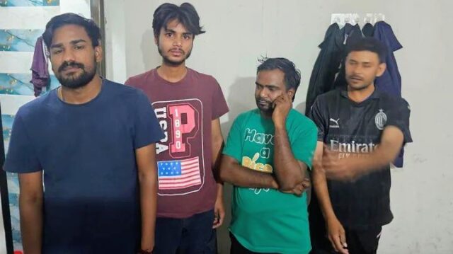 सुंदरपुर में स्पा पार्लर की आड़ में चल रहे सेक्स रैकेट का भंडाफोड़, 4 युवक और 2 युवतियां गिरफ्तार