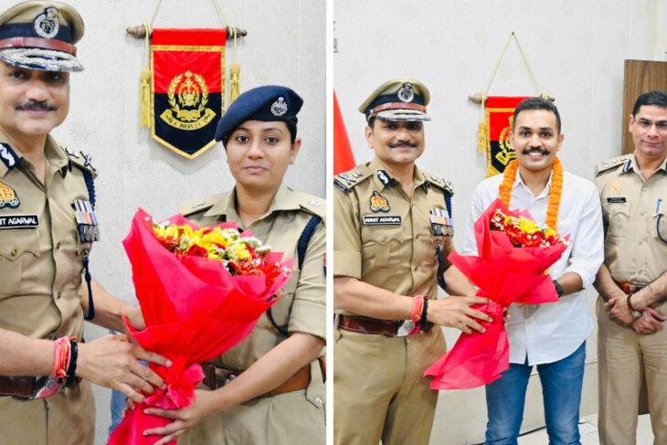 वाराणसी पुलिस कमिश्नर मोहित अग्रवाल ने डॉ. ईशान सोनी को दी विदाई,  नई ADCP लिपि नागयाच ने संभाली कमान