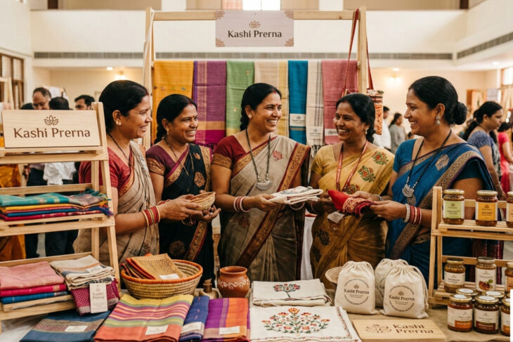 “काशी प्रेरणा” से बदली ग्रामीण महिलाओं की तस्वीर, एक ब्रांड के तहत देशभर में पहुंच रहे उत्पाद, आत्मनिर्भरता की ओर बड़ा कदम