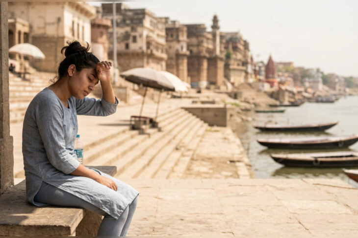 देश का 5वां सबसे गर्म शहर बना वाराणसी, 44°C के पार पहुंचा तापमान, घाटों और सड़कों पर पसरा सन्नाटा