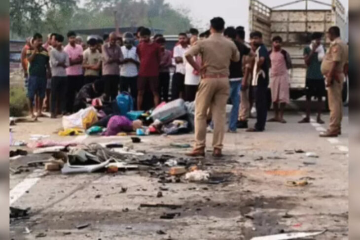 वाराणसी में दर्दनाक हादसा: डंपर की चपेट में आकर खलासी की मौत, ग्रामीणों ने ट्रैफिक पुलिस पर उठाए गंभीर सवाल