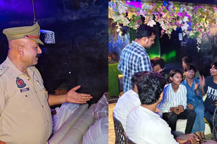 सिगरा में अवैध हुक्का बार पर पुलिस की बड़ी कार्रवाई, दो ठिकानों से 18 युवक हिरासत में, संचालक मौके से फरार